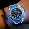 Ins-style illuminated watches, personalized Harajuku Korean version, fashionable and trendy LED fluorescent couple watches for boys, girls, primary and secondary school students details Picture